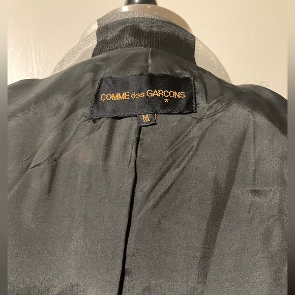 Impeccable CDG asymmetrical gingham bubble blazer - Picture 10 of 11